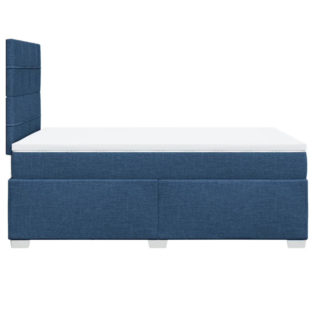 Giroletto a Molle con Materasso Blu 120x200 cm in Tessuto | homemem39
