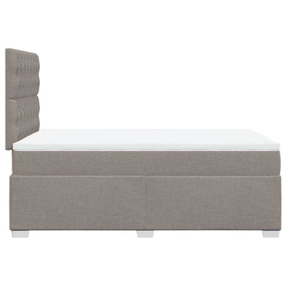 Giroletto a Molle con Materasso Tortora 120x200 cm in Tessuto | homemem39