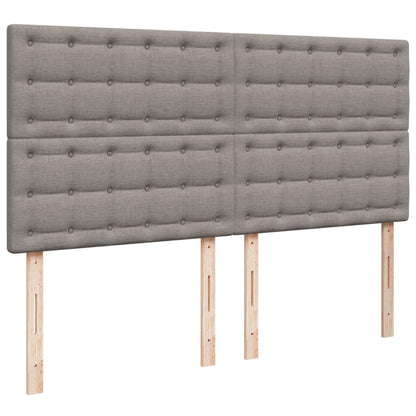 Giroletto a Molle con Materasso Tortora 180x200 cm in Tessuto | homemem39