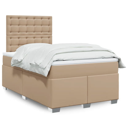 Giroletto a Molle con Materasso Cappuccino Similpelle