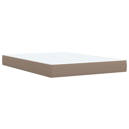 Giroletto a Molle con Materasso Cappuccino 160x200cm Similpelle | homemem39