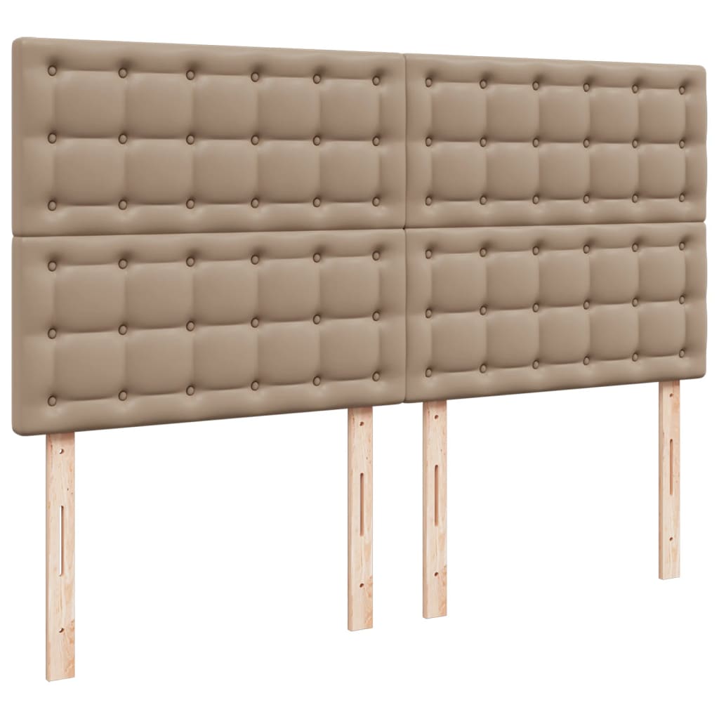 Giroletto a Molle con Materasso Cappuccino 180x200cm Similpelle