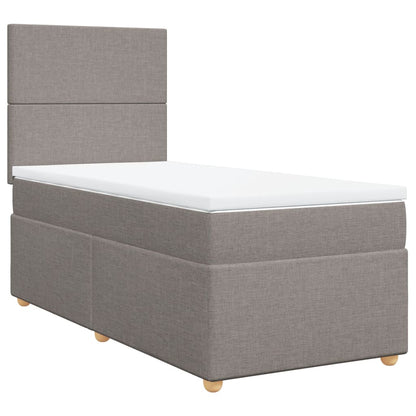 Giroletto a Molle con Materasso Tortora 80x200 cm inTessuto | homemem39