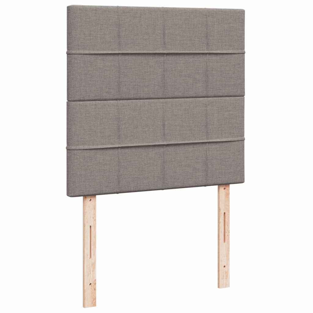 Giroletto a Molle con Materasso Tortora 80x200 cm inTessuto | homemem39