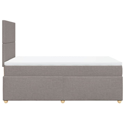 Giroletto a Molle con Materasso Tortora 120x200 cm in Tessuto | homemem39