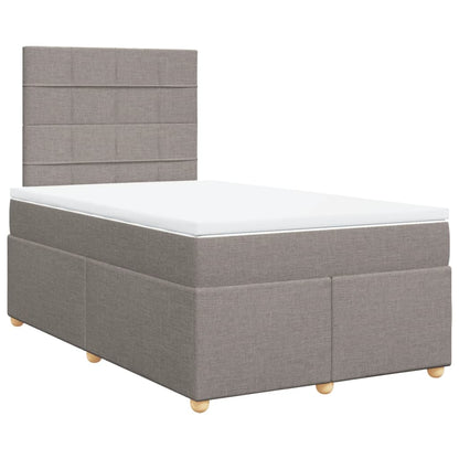 Giroletto a Molle con Materasso Tortora 120x200 cm in Tessuto | homemem39
