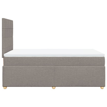 Giroletto a Molle con Materasso Tortora 120x200 cm in Tessuto | homemem39