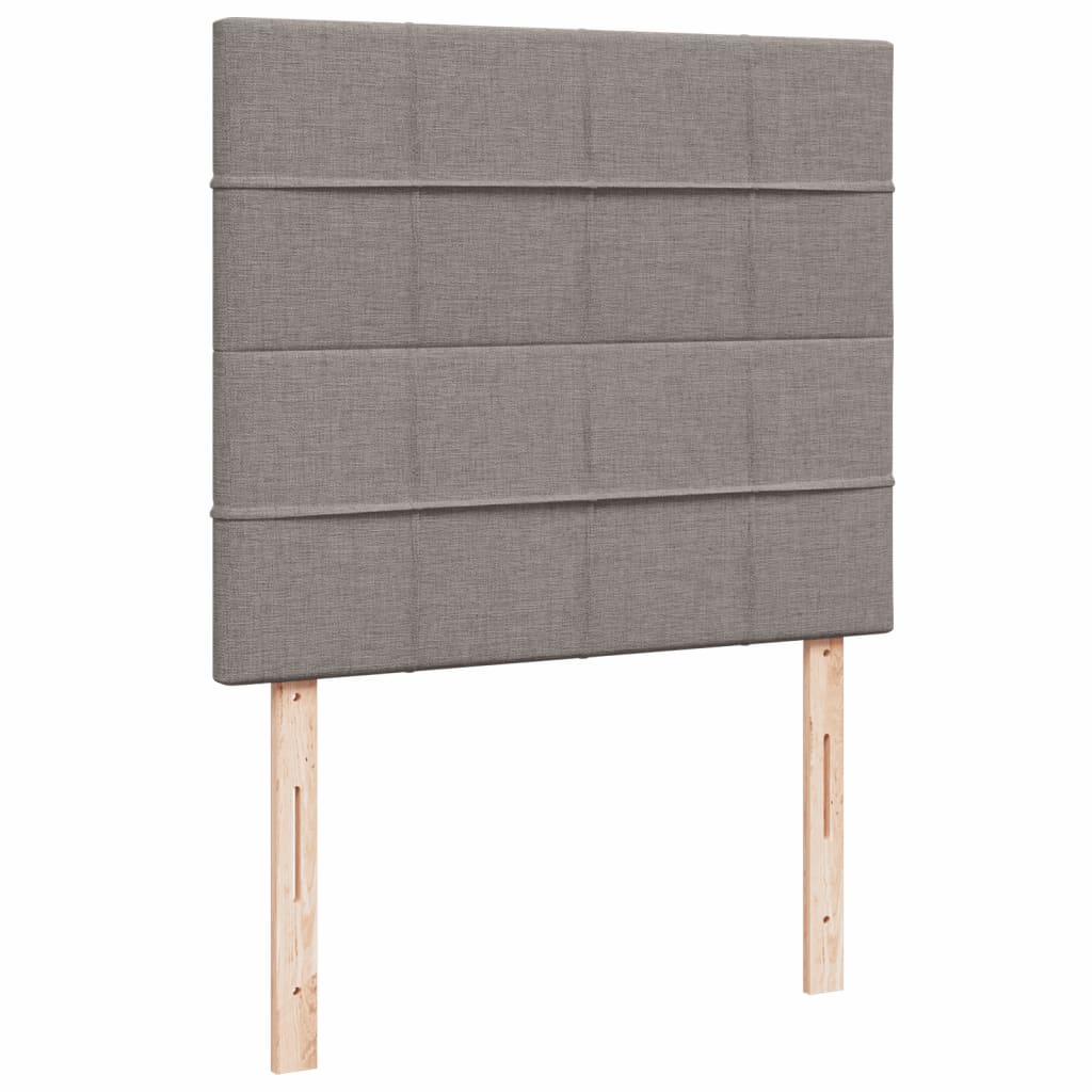 Giroletto a Molle con Materasso Tortora 120x200 cm in Tessuto | homemem39