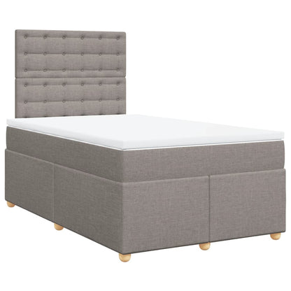 Giroletto a Molle con Materasso Tortora 120x200 cm in Tessuto | homemem39