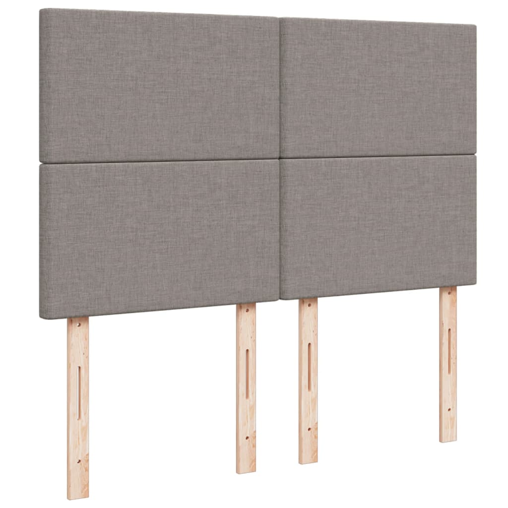 Giroletto a Molle con Materasso Tortora 140x190 cm in Tessuto | homemem39