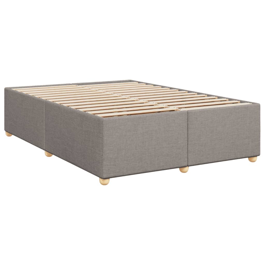 Giroletto a Molle con Materasso Tortora 140x190 cm in Tessuto | homemem39