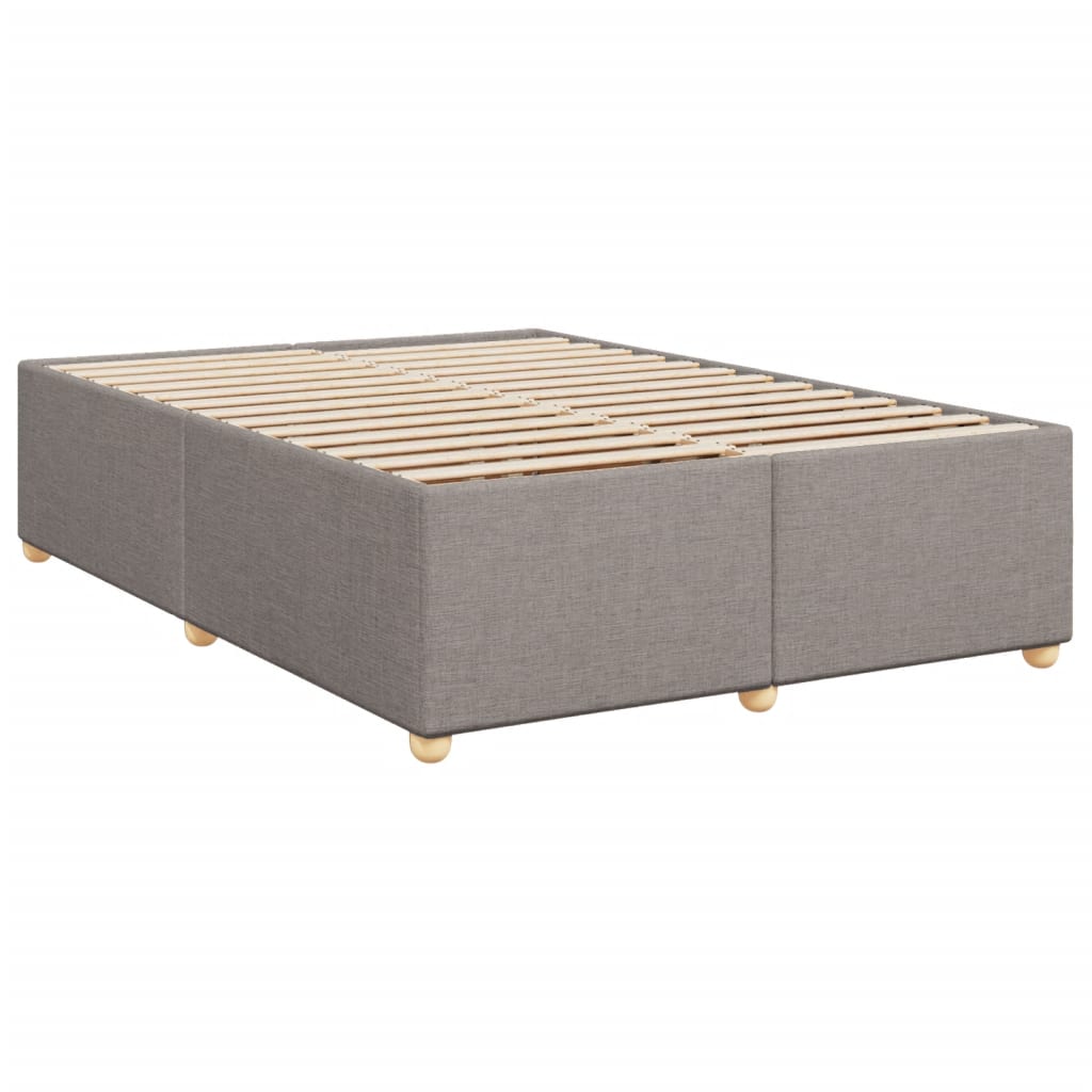 Giroletto a Molle con Materasso Tortora 140x190 cm in Tessuto | homemem39