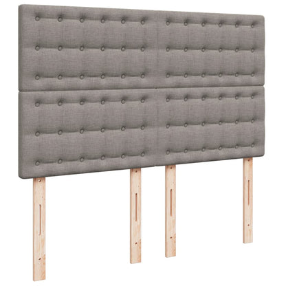 Giroletto a Molle con Materasso Tortora 140x200 cm in Tessuto | homemem39