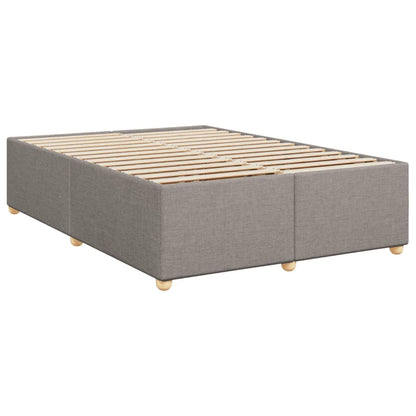 Giroletto a Molle con Materasso Tortora 140x200 cm in Tessuto | homemem39
