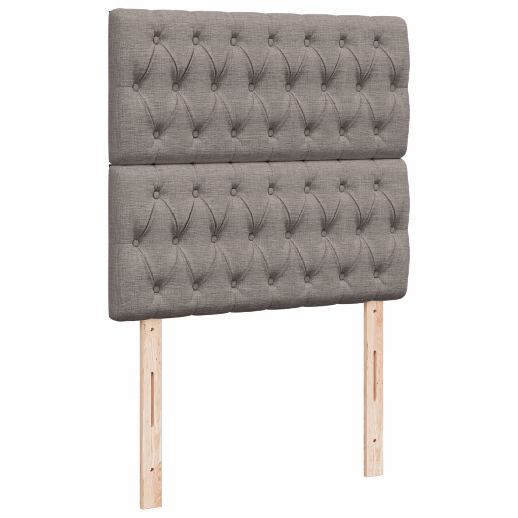 Giroletto a Molle con Materasso Tortora 90x200 cm inTessuto | homemem39