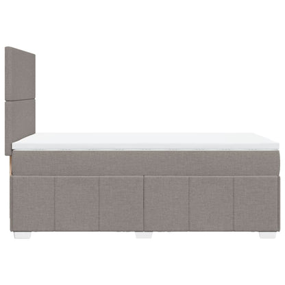 Giroletto a Molle con Materasso Tortora 100x200 cm in Tessuto | homemem39