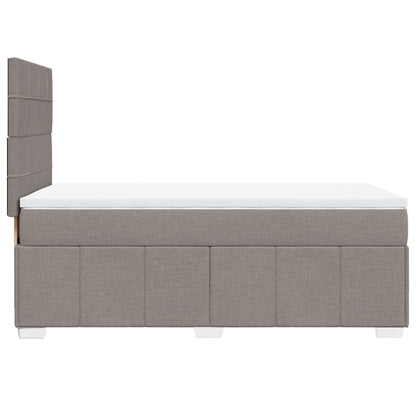 Giroletto a Molle con Materasso Tortora 100x200 cm in Tessuto | homemem39