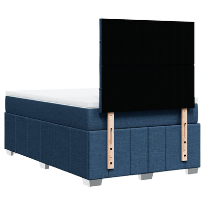 Giroletto a Molle con Materasso Blu 120x200 cm in Tessuto | homemem39