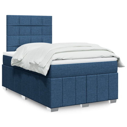Giroletto a Molle con Materasso Blu 120x200 cm in Tessuto | homemem39