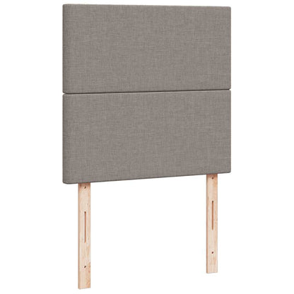 Giroletto a Molle con Materasso Tortora 100x200 cm in Tessuto | homemem39