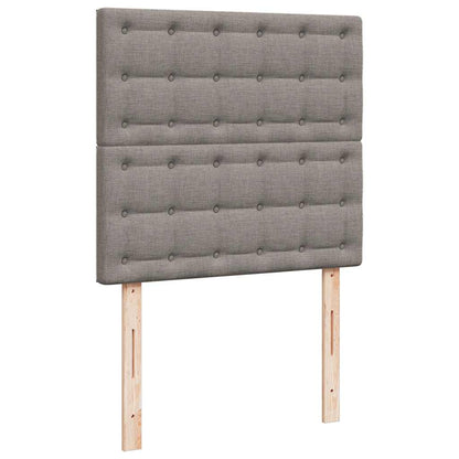 Giroletto a Molle con Materasso Tortora 100x200 cm in Tessuto | homemem39