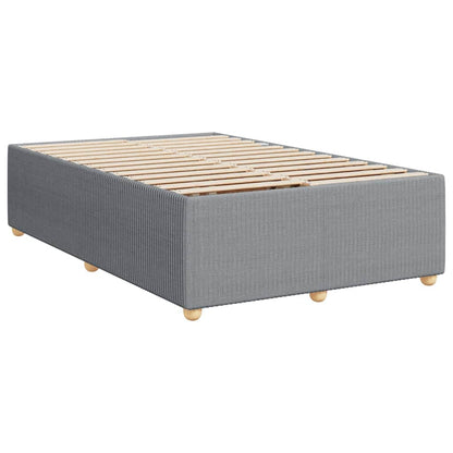 Giroletto a Molle con Materasso Grigio Chiaro 120x200cm Tessuto | homemem39