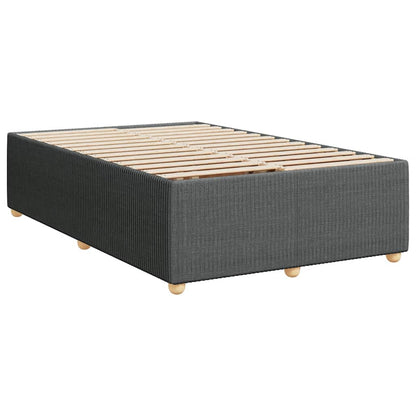 Giroletto a Molle con Materasso Grigio Scuro 120x200 cm Tessuto | homemem39