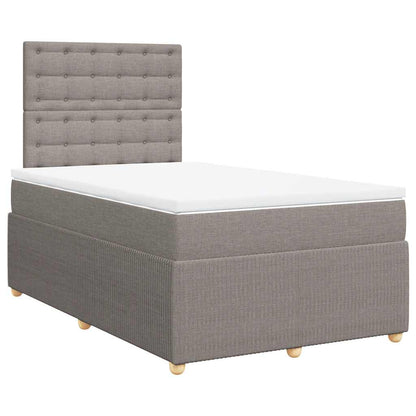 Giroletto a Molle con Materasso Tortora 120x200 cm in Tessuto | homemem39