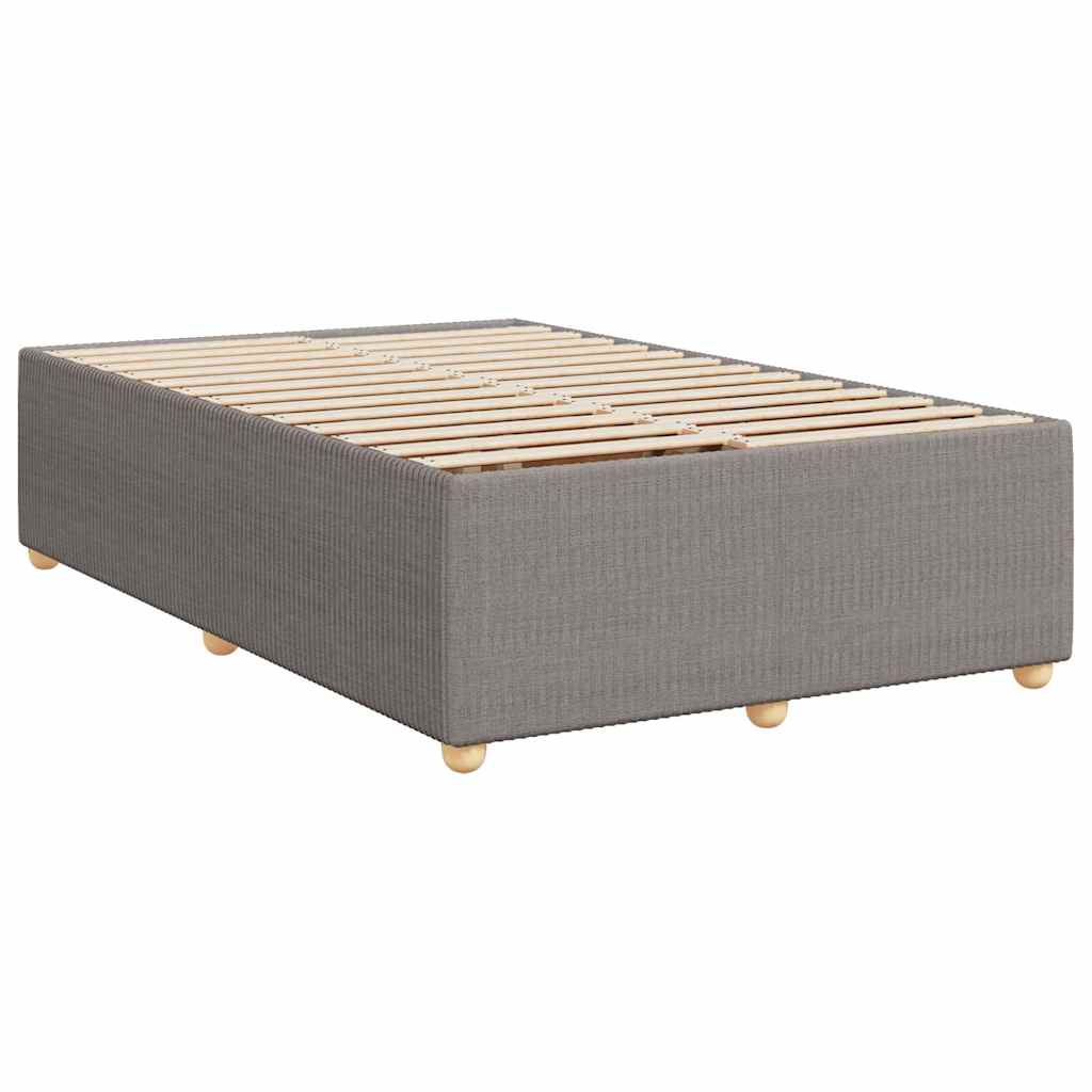 Giroletto a Molle con Materasso Tortora 120x200 cm in Tessuto