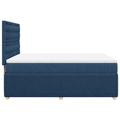 Giroletto a Molle con Materasso Blu 140x190 cm in Tessuto | homemem39