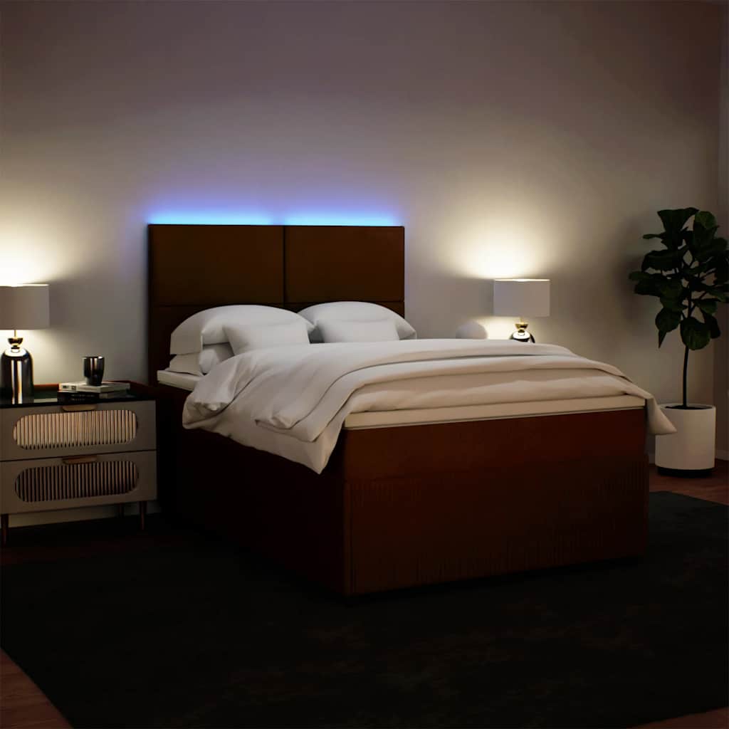 Giroletto a Molle con Materasso Rosa 140x190 cm in Velluto | homemem39