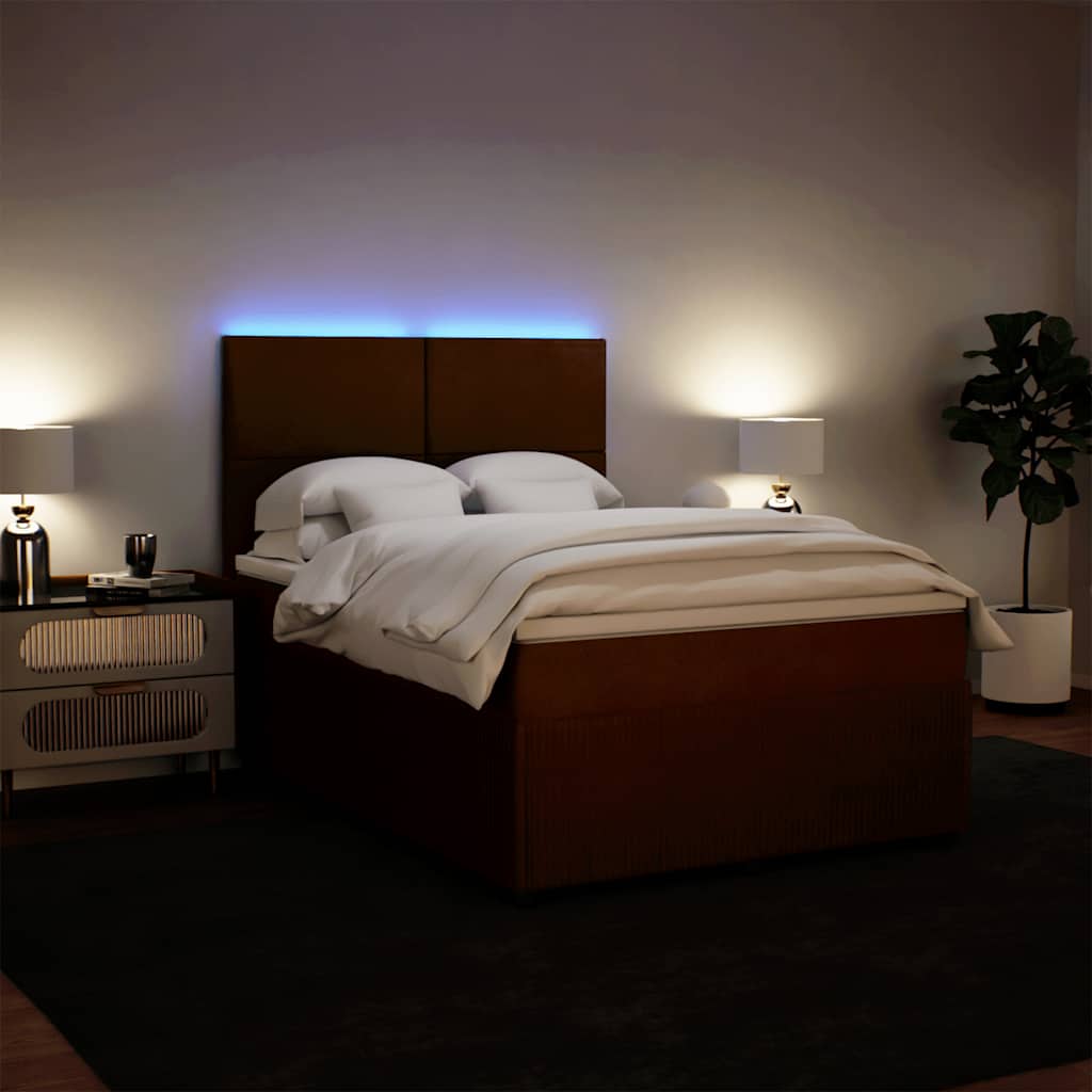 Giroletto a Molle con Materasso Rosa 160x200 cm in Velluto | homemem39