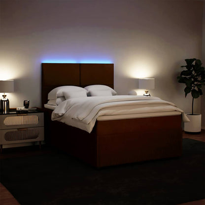 Giroletto a Molle con Materasso Rosa 160x200 cm in Velluto | homemem39