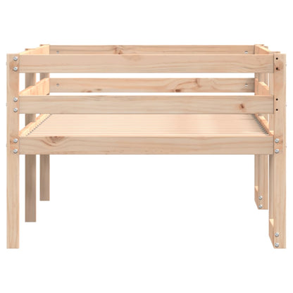 Giroletto per Bambini 90x190 cm in Legno Massello di Pino - homemem39
