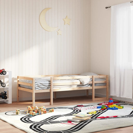 Giroletto per Bambini 75x190 cm in Legno Massello di Pino - homemem39