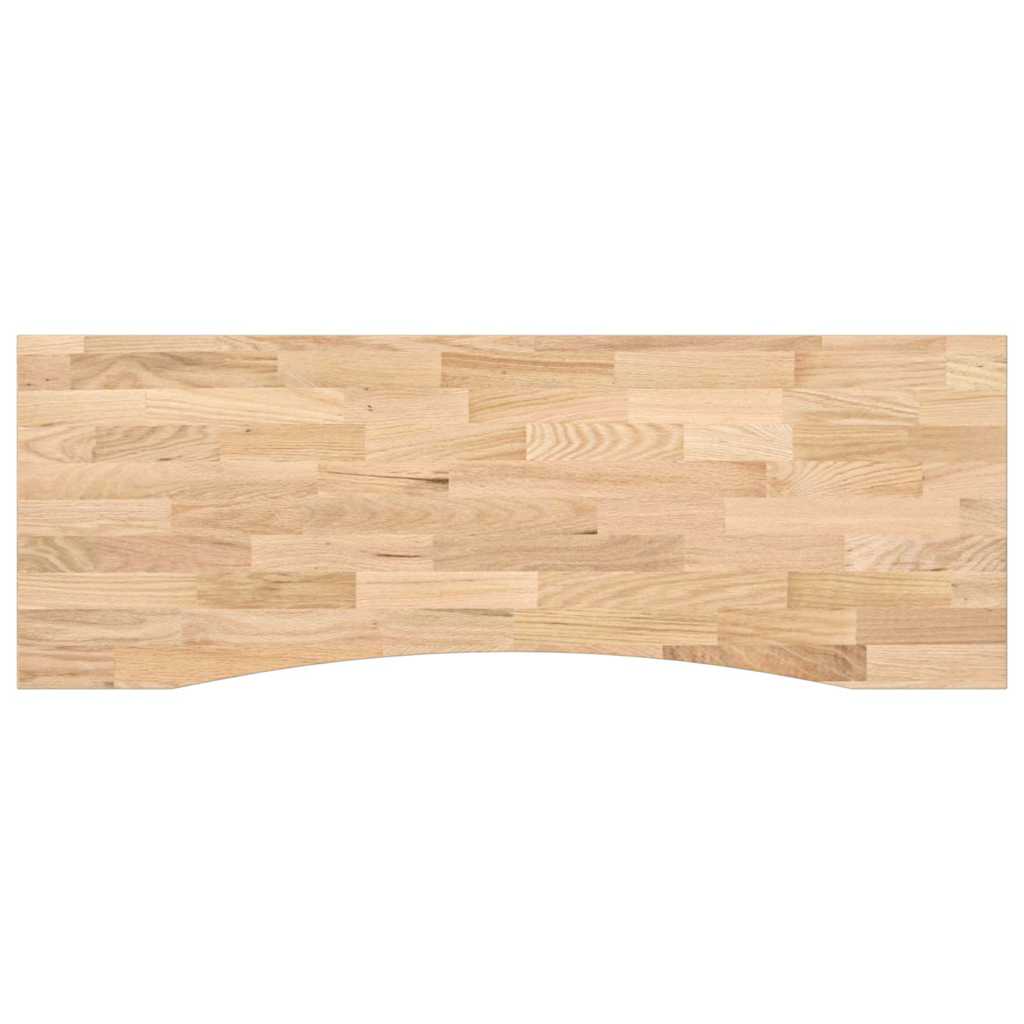 Piano Scrivania 140x60x2,5 cm Rovere Massello Non Trattato | homemem39