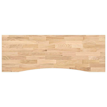 Piano Scrivania 140x60x2,5 cm Rovere Massello Non Trattato | homemem39