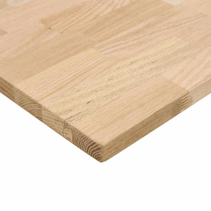 Piano Scrivania 140x60x2,5 cm Rovere Massello Non Trattato | homemem39