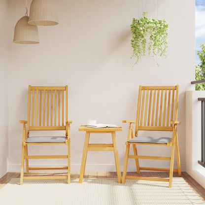 Imbottitura per Seduta Giardino 2pz Grigio Chiaro 45x45x2 cm | homemem39
