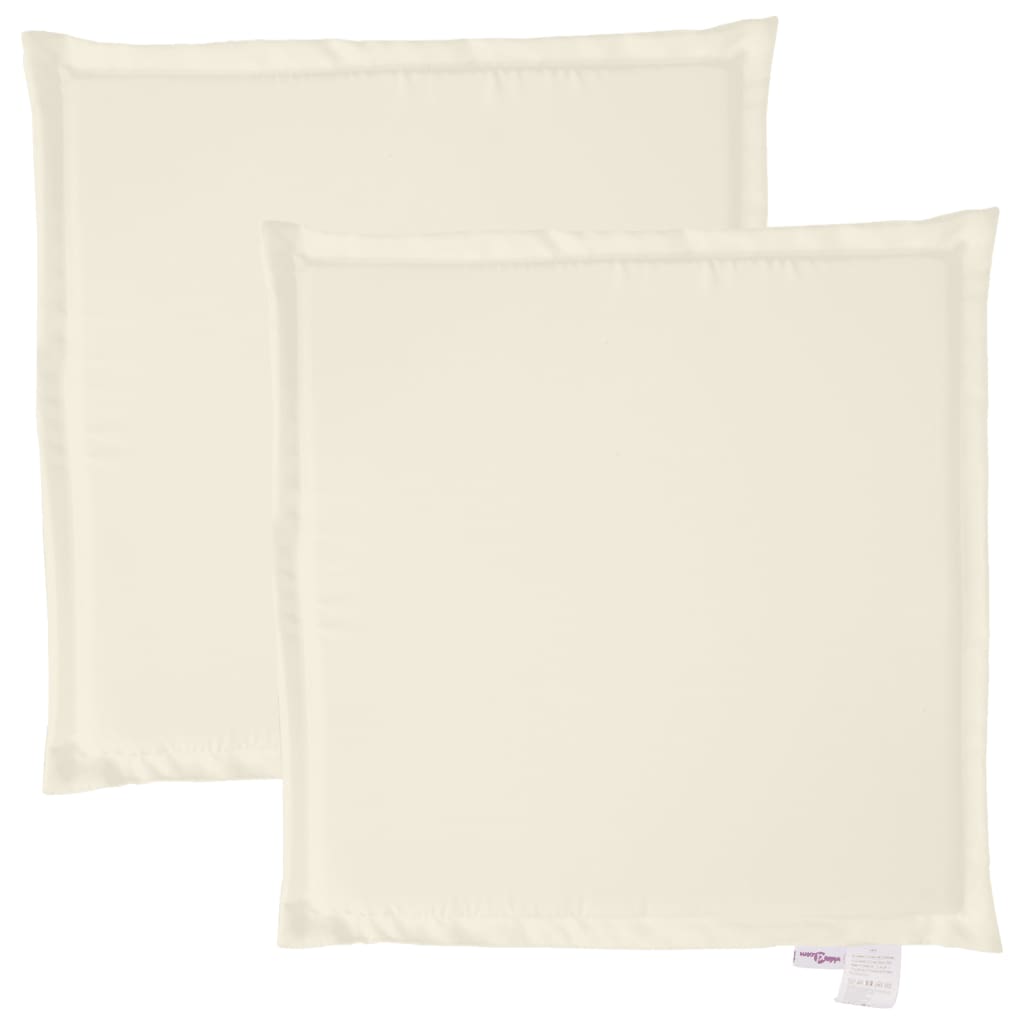 Imbottitura per Seduta Giardino 2pz Crema 45x45x2 cm Quadrata | homemem39
