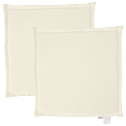 Imbottitura per Seduta Giardino 2pz Crema 45x45x2 cm Quadrata | homemem39