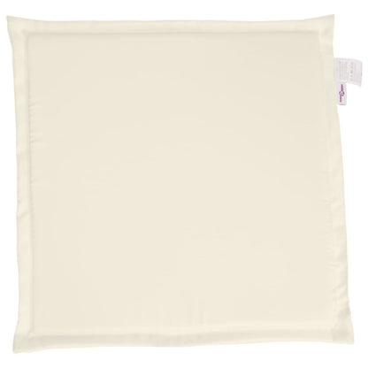 Imbottitura per Seduta Giardino 4pz Crema 45x45x2 cm Quadrata | homemem39
