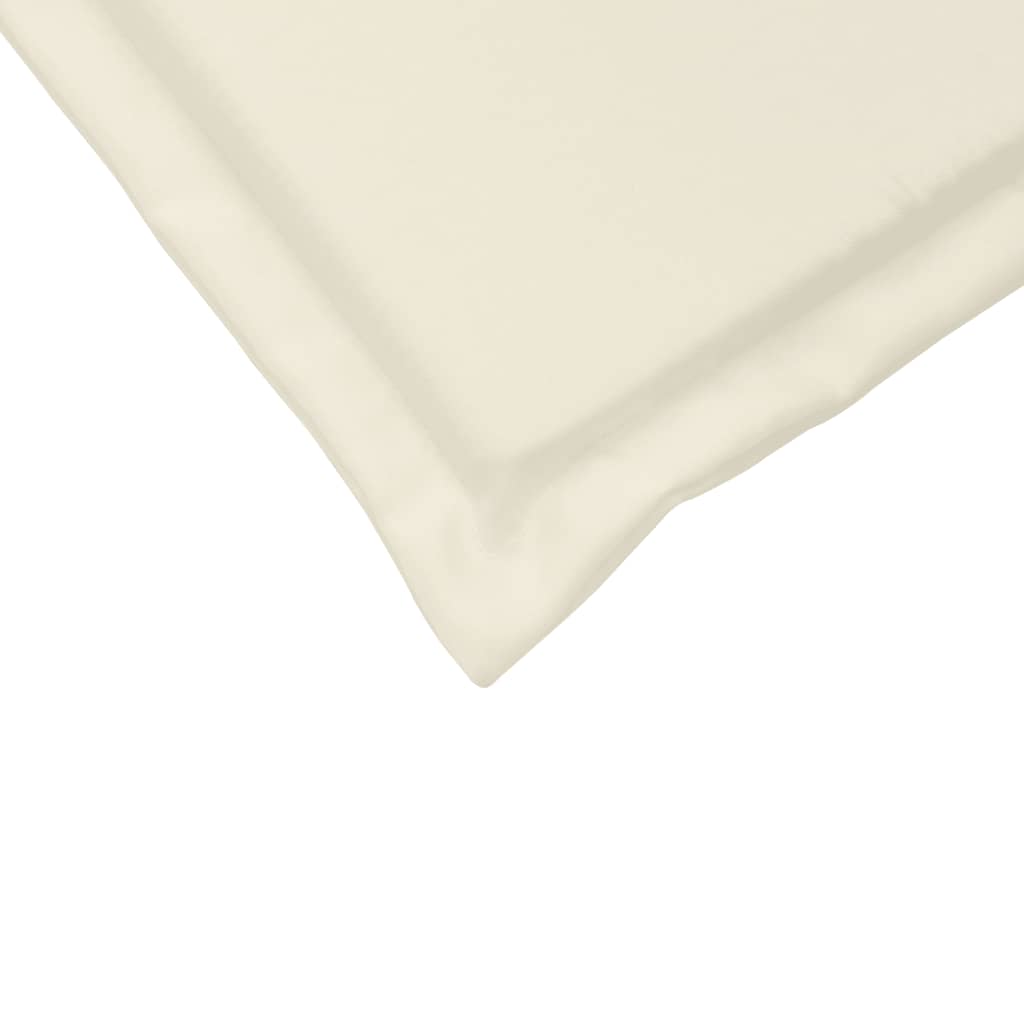 Imbottitura per Seduta Giardino 4pz Crema 45x45x2 cm Quadrata | homemem39