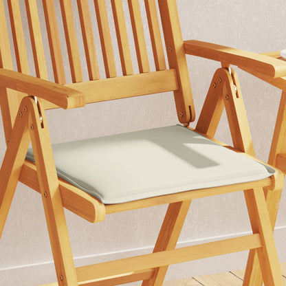 Imbottitura per Seduta Giardino 4pz Crema 45x45x2 cm Quadrata | homemem39