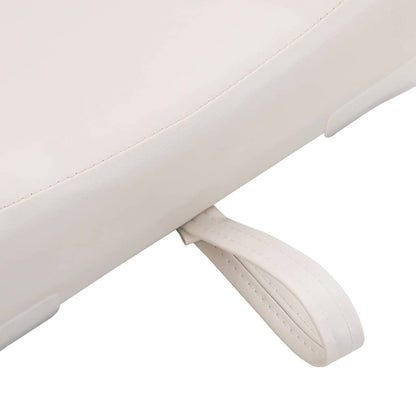 Set di 2 Sedili Pieghevoli per Barca Blu e Bianco 41x36x48 cm