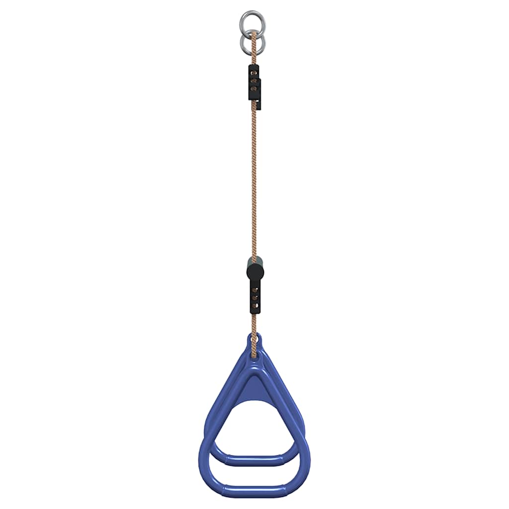 Barra Trapezio con Anelli per Bambini Blu e Verde in Acciaio | homemem39