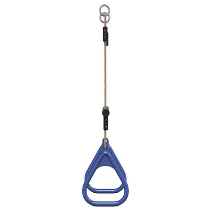 Barra Trapezio con Anelli per Bambini Blu e Verde in Acciaio | homemem39