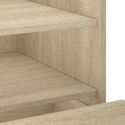 Comodino Rovere Sonoma 45x50x50 cm in Truciolato - homemem39