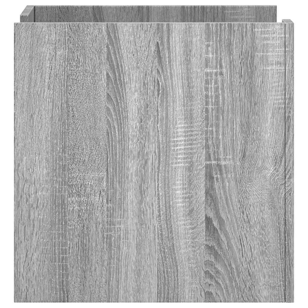 Comodino Grigio Sonoma 45x50x50 cm in Truciolato | homemem39