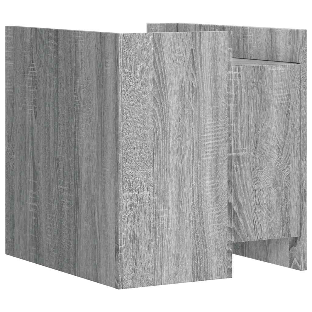 Comodino Grigio Sonoma 45x50x50 cm in Truciolato | homemem39